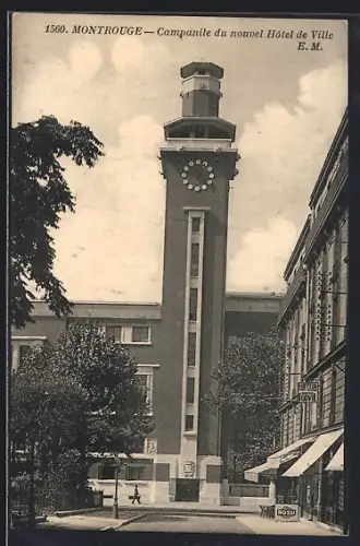 AK Montrouge, Campanile du nouvel Hôtel de Ville