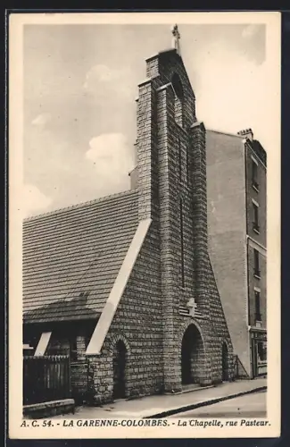 AK La Garenne-Colombes, La Chapelle, rue Pasteur