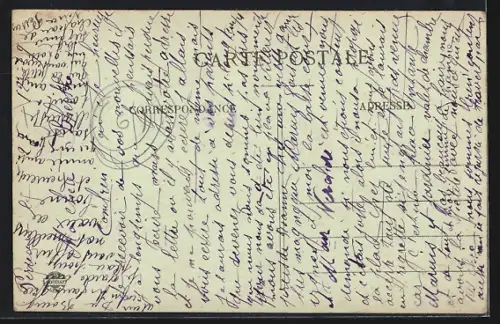 AK Perreux /Loire, Château de Vance entouré d`arbres majestueux