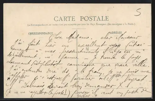 AK Panissières, Vue générale de Panissières