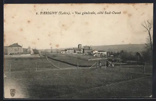 AK Parigny /Loire, Vue générale, côté Sud-Ouest
