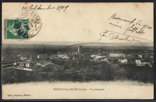 AK Pouilly-lès-Feurs /Loire, Vue Générale