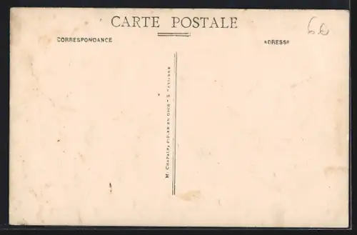 AK St-Étienne, Rue Président-Wilson avec statue et bâtiments historiques