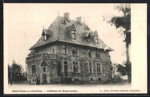 AK Saint-Nizier-s.-Charlieu, Château de Beauvernay