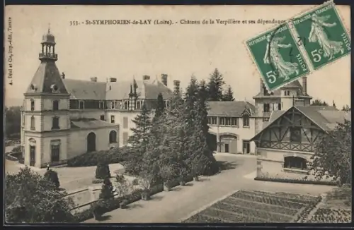 AK St-Symphorien-de-Lay, Château de la Vervillère et ses dépendances