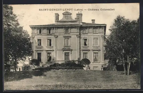 AK Saint-Genest-Lerpt /Loire, Château Colcombet