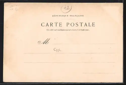 AK Perreux, Vue du village sur la colline