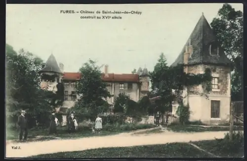 AK Fures, Château de Saint-Jean-de-Chépy construit au XVIe siècle