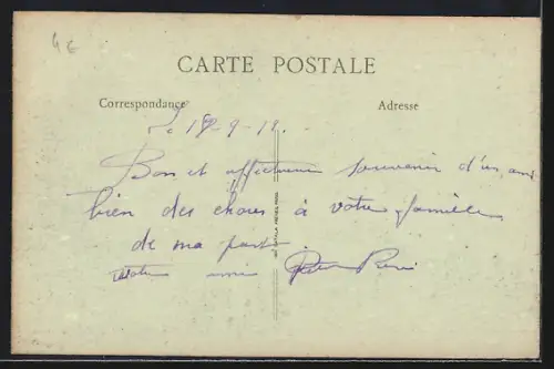 AK Roanne /Loire, Le Lycée de Garcons et Rue du Lycée