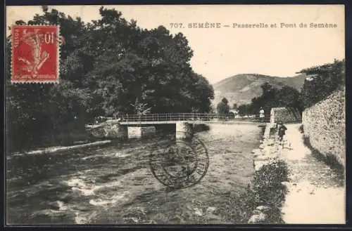 AK Semène, Passerelle et Pont de Semène
