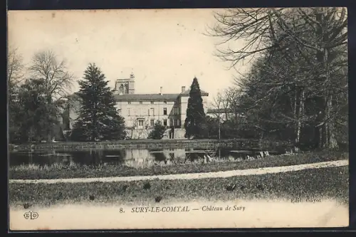 AK Sury-le-Comtal, Château de Sury et son parc pittoresque