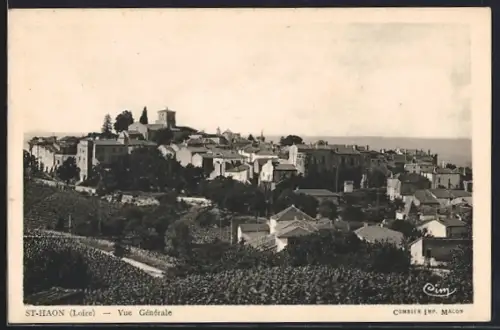 AK St-Haon /Loire, Vue générale du village et des environs