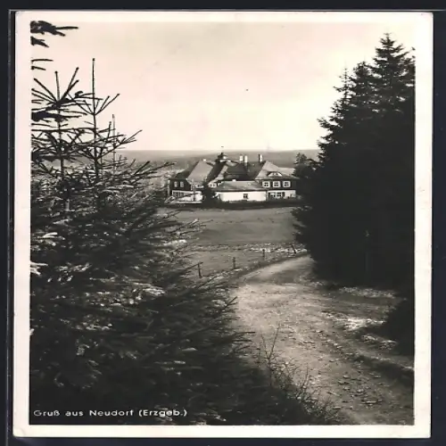 AK Neudorf /Erzgeb., Kindererholungsheim Betlehemstift an der Vierenstrasse