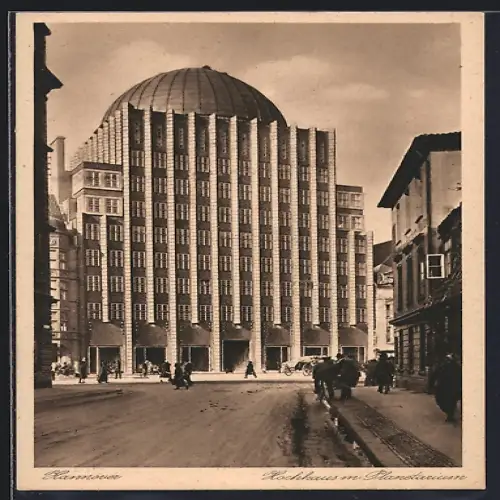 AK Hannover, Hochhaus mit Planetarium
