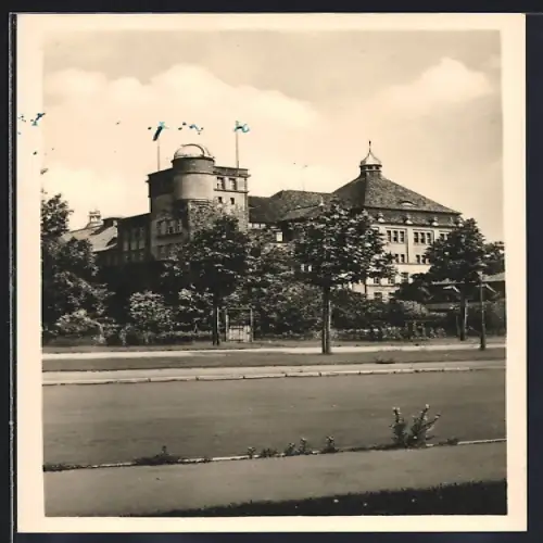 AK Hannover, Reservelazarett, Bismarckschule am Maschsee