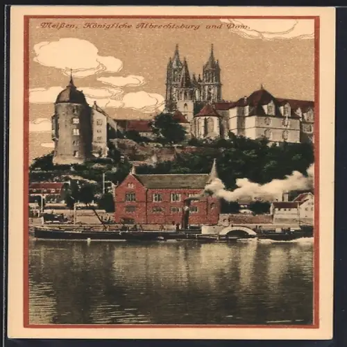 AK Meissen, Königliche Albrechtsburg und der Dom