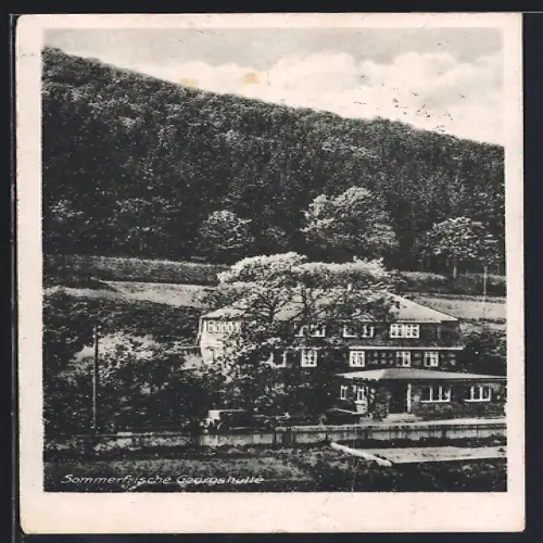 AK Georgshütte, Gasthaus Bes. Albin Liebold