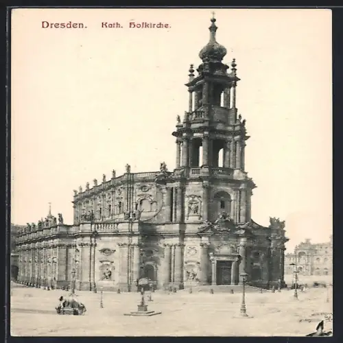 AK Dresden, kath. Hofkirche