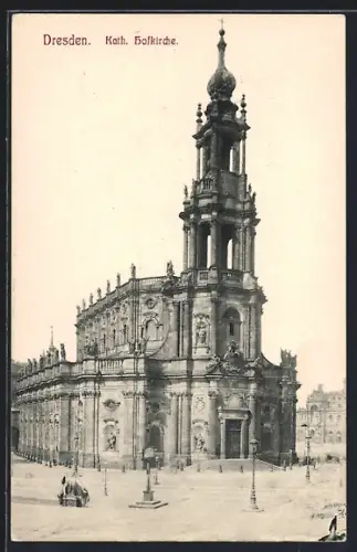 AK Dresden, kath. Hofkirche