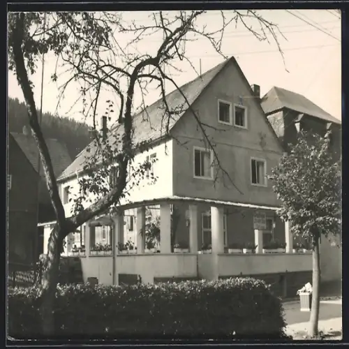 AK Döschnitz über Rudolstadt, Gasthaus Zur weissen Sorbitz