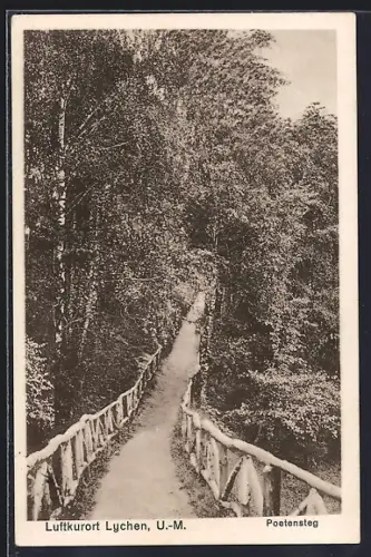 AK Lychen /U.-M., Poetensteg