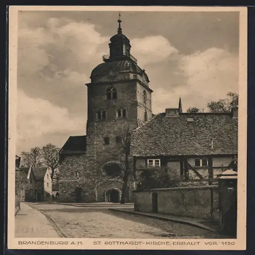 AK Brandenburg / Havel, St. Gotthardt-Kirche