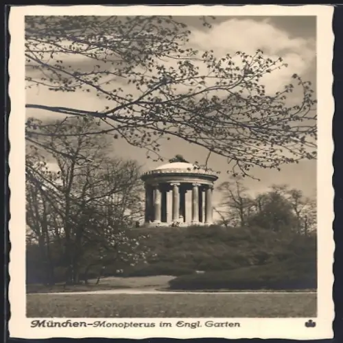 AK München-Schwabing, Monopterus im Englischen Garten