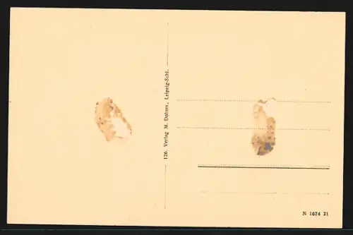 AK Leipzig, Blick auf die Thomaskirche