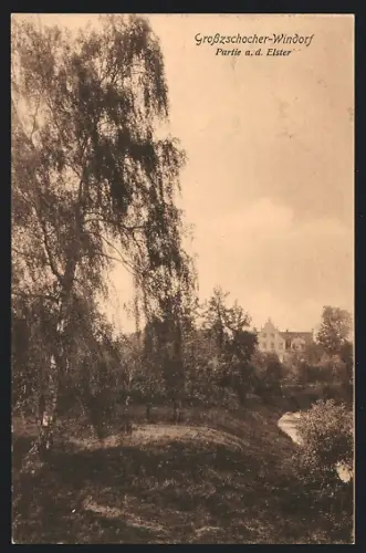 AK Grosszschocher-Windorf, Partie an der Elster