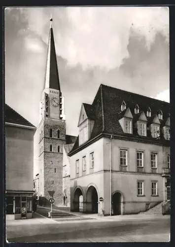 AK Bielefeld, Altstädter Nicolai-Kirche, Zerstört 1944