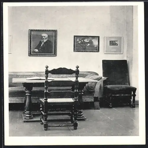 AK Mechtshausen, Wilhelm Buschs Wohnzimmer im Pfarrhaus