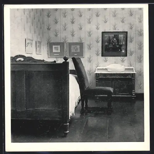 AK Mechtshausen, Wilhelm Buschs Schlafzimmer im Pfarrhaus