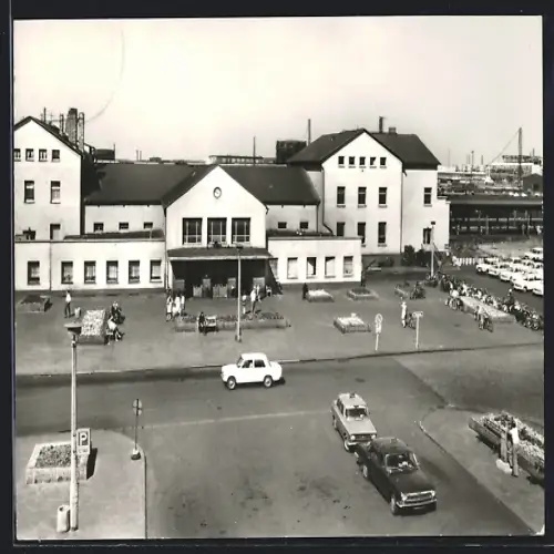 AK Bitterfeld, Blick auf den Bahnhof