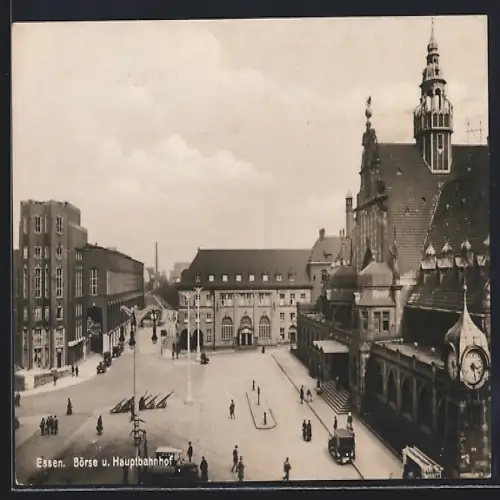 AK Essen, Börse und Hauptbahnhof