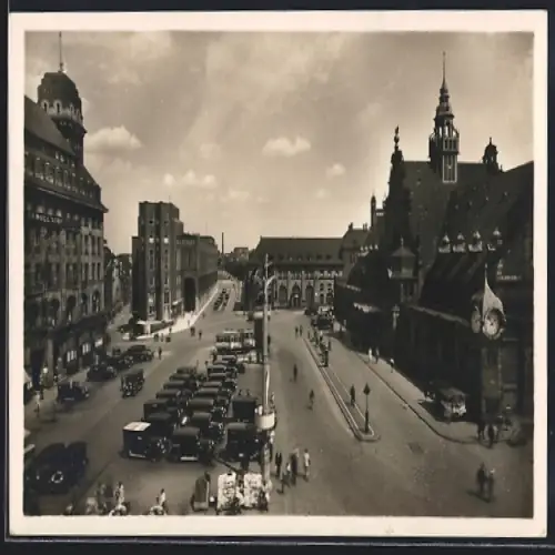 AK Essen / Ruhr, Blick auf den Bahnhofsplatz
