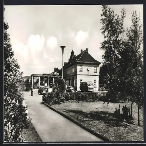 AK Bad Wildungen, Blick zum Bahnhof