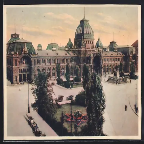 AK Nürnberg, Hauptbahnhof mit Vorplatz