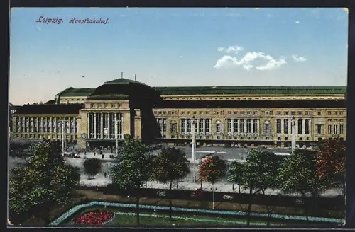 AK Leipzig, Partie am Hauptbahnhof