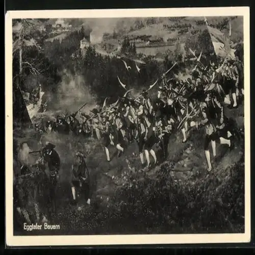 AK Schlacht am Berg Isel 1809, Eggtaler Bauern
