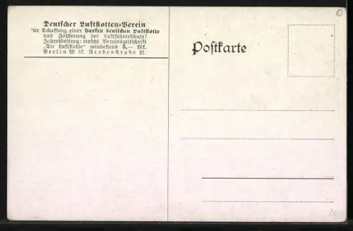 AK Deutscher Luftflotten-Verein, Manöver in den Lüften, Schütte-Lanz, Zeppelin, Parseval