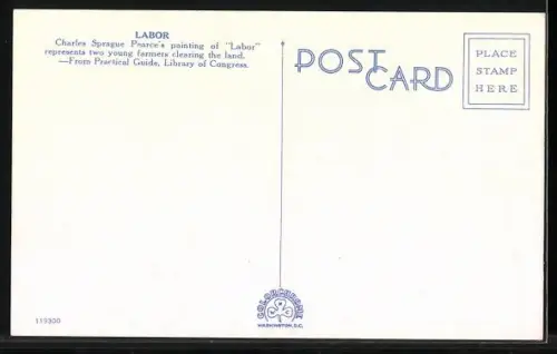 Künstler-AK Washington D. C., Labor, Congressional Library