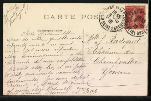 AK Saint-Cloud, Vue Generale, Quai du President Carnot mit Zeppelin