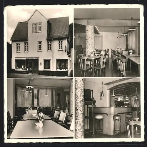 AK Biedenkopf-Ludwigshütte, Gasthaus u. Metzgerei Walter Henk