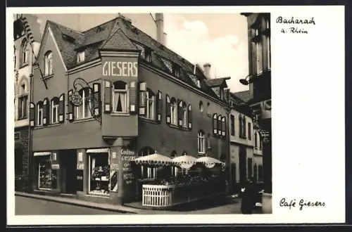 AK Bacharach a. Rh., Conditorei u. Cafe Giesers