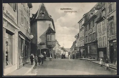 AK Altkirch, Bäckergasse