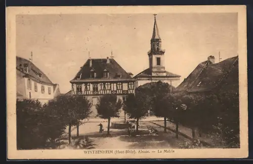 AK Wintzenheim /Haut-Rhin, La Mairie