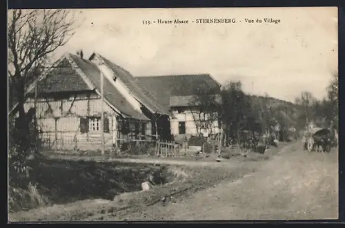AK Sternenberg /Haute Alsace, Vue du Village