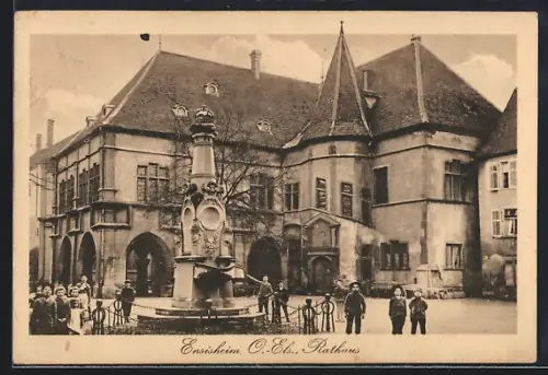 AK Ensisheim /O. Els., Rathaus