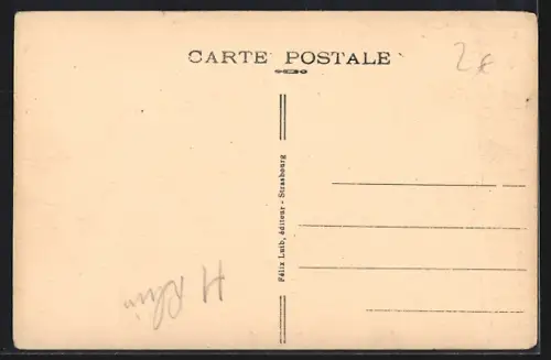 AK Riquewihr, Rue pittoresque avec maisons à colombages