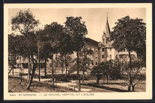 AK St-Morand, Le nouvel hôpital et l`église